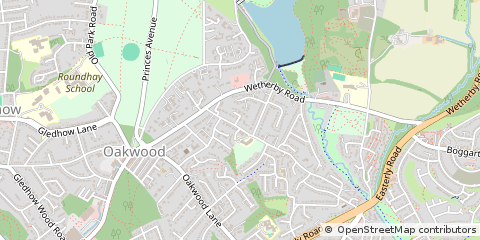 Map of Leeds