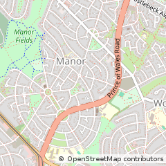 Map of Sheffield