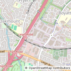Map of Eastleigh, Hampshire