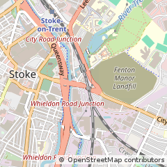 Map of Stoke-on-Trent, Staffordshire