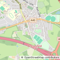 Map of Beaconsfield, Buckinghamshire