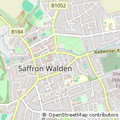 Map of Saffron Walden, Essex