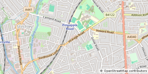 Map of Birmingham