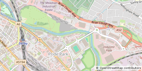 Map of Derby