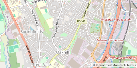 Map of Stoke-on-Trent