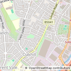 Map of Stoke-on-Trent