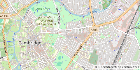 Map of Cambridge