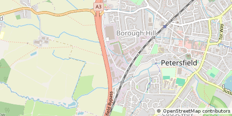 Map of Petersfield, Hampshire