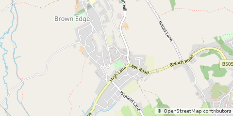 Map of Stoke-on-Trent, Staffordshire