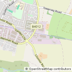 Map of Thame, Oxfordshire