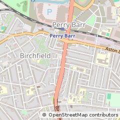 Map of Birmingham, West Midlands