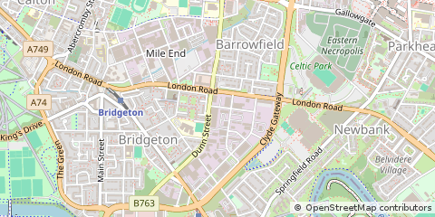 Map of Glasgow