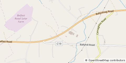Map of Crumlin, County Antrim
