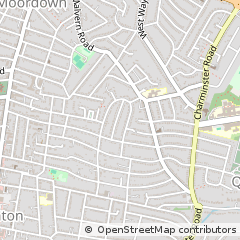 Map of Bournemouth, Dorset