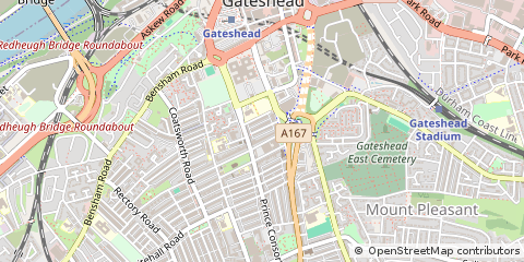 Map of Tyne & Wear, Tyne and Wear