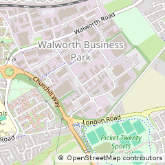 Map of Andover, Hants