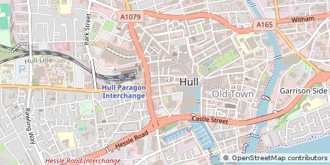 Map of Hull, East Yorkshire