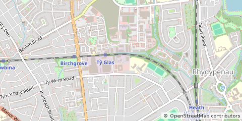 Map of Cardiff