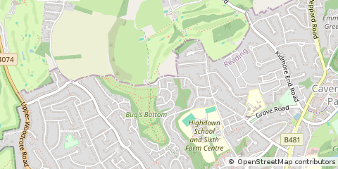 Map of Reading