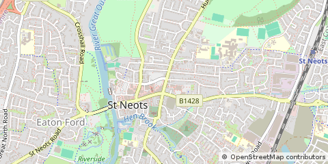 Map of ST. Neots, Cambs