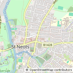 Map of ST. Neots, Cambs