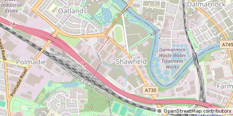 Map of Glasgow