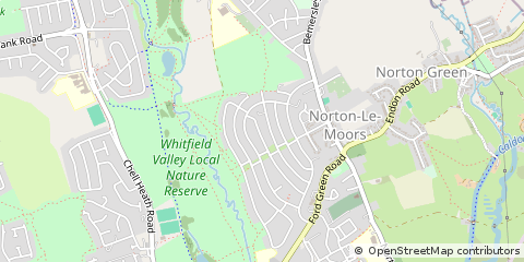 Map of Stoke-on-Trent, Staffordshire