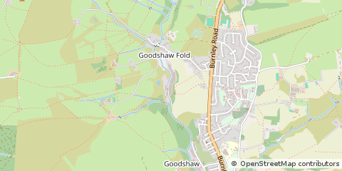 Map of Rossendale, Lancs