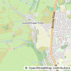 Map of Rossendale, Lancs