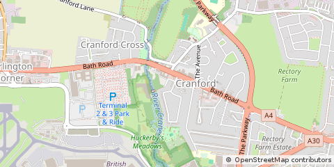 Map of Hounslow, Middlesex
