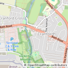 Map of Hounslow, Middlesex