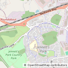 Map of Bracknell, Berkshire