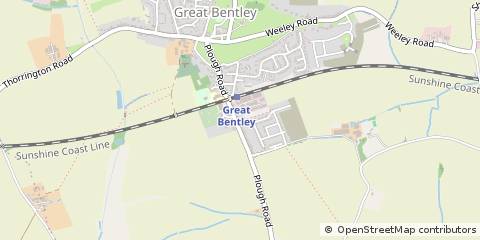 Map of Colchester, Essex