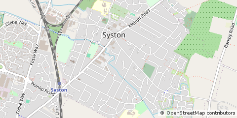 Map of Leicester