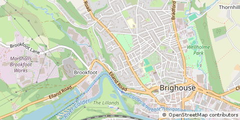 Map of Brighouse