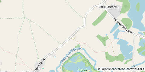 Map of Milton Keynes, Buckinghamshire