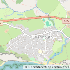 Map of Charmouth, Dorset