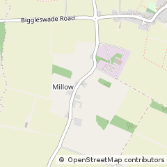 Map of Dunton, Bedfordshire