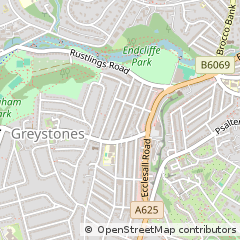 Map of Sheffield