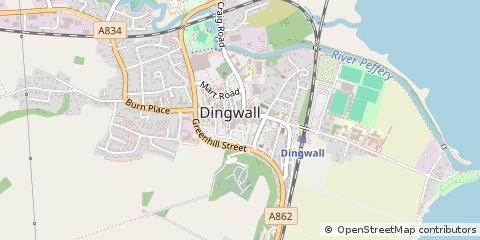Map of Dingwall