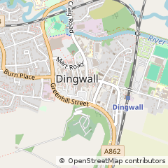 Map of Dingwall