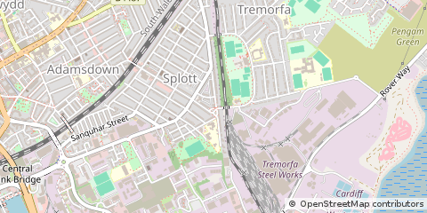 Map of Cardiff