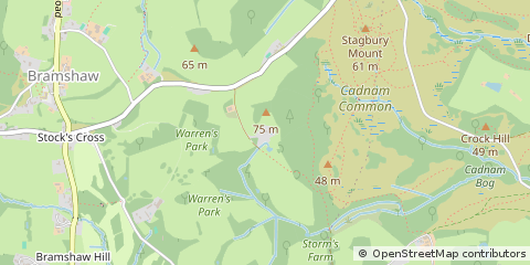 Map of Lyndhurst