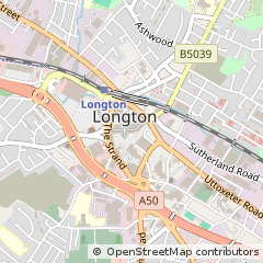 Map of Stoke-on-Trent, Staffordshire