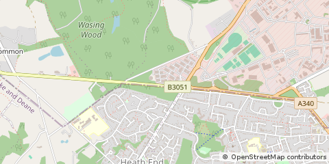 Map of Aldermaston, Berkshire
