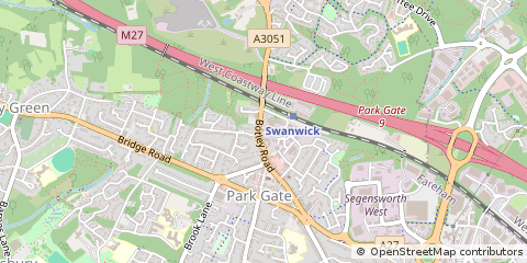 Map of Southampton, Hampshire