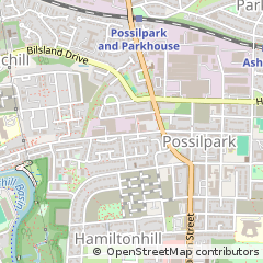 Map of Glasgow, Lanarkshire