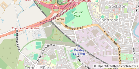 Map of Paisley