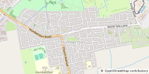 Map of Humberston