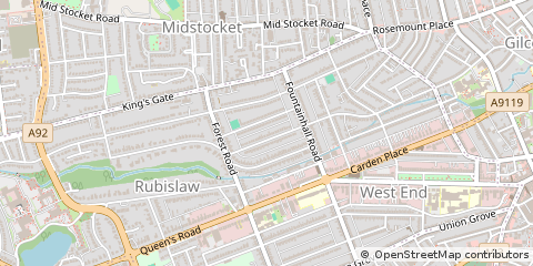 Map of Aberdeen